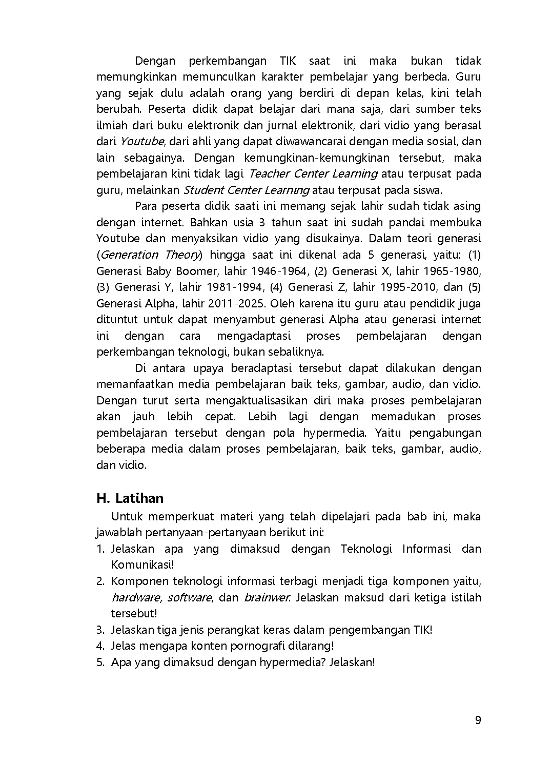 Halaman Buku — Buku Teknologi Informasi Dan Komunikasi