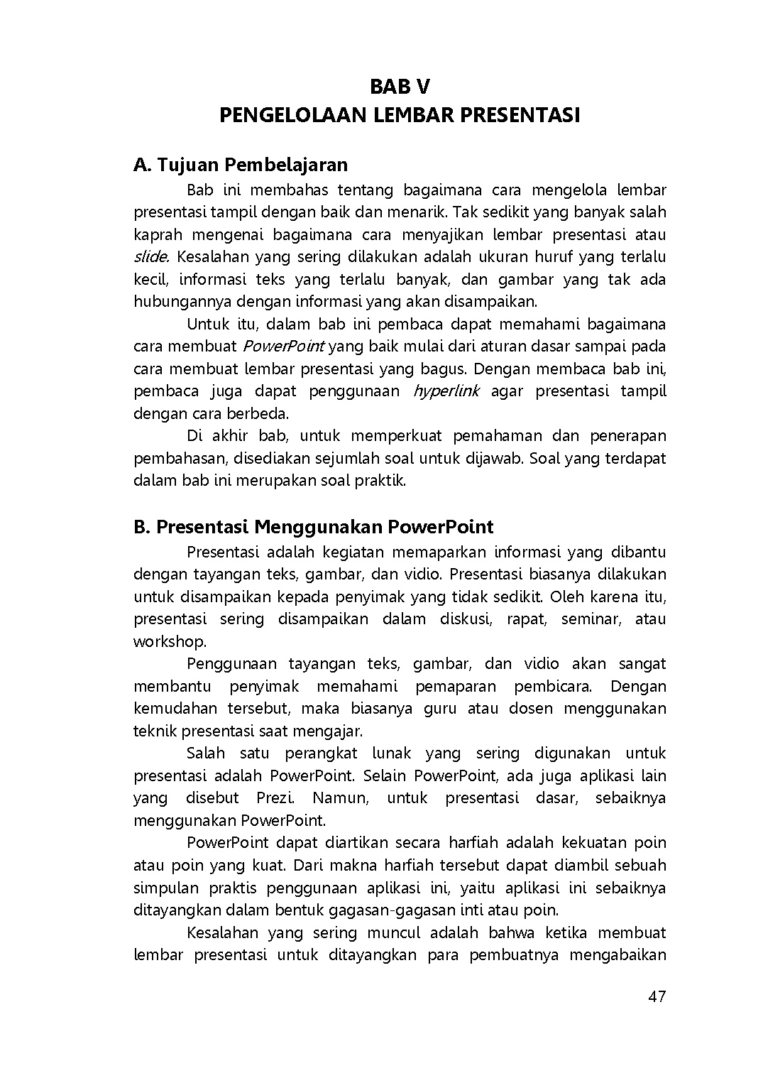 Halaman Buku — Buku Teknologi Informasi Dan Komunikasi
